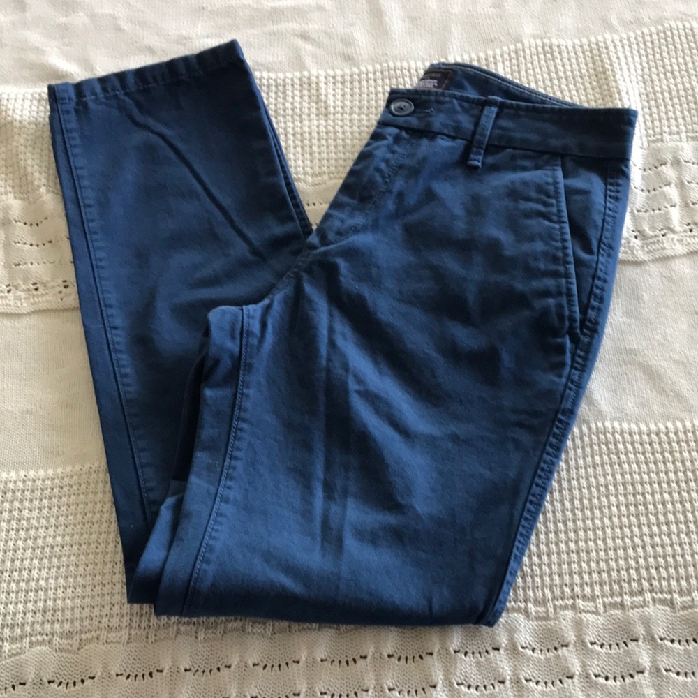 Mens GAP Slim Khaki’s Navy Blue Sz 29/30